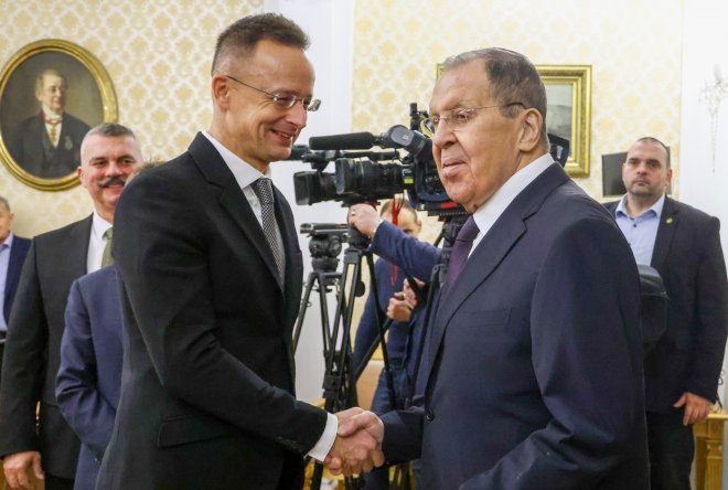 Péter Szijjártó a Sergej Lavrov
