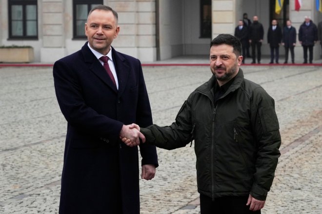 Karol Nawrocki a Volodymyr Zelenskyj