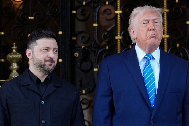 Volodymyr Zelenskyj a Donald Trump