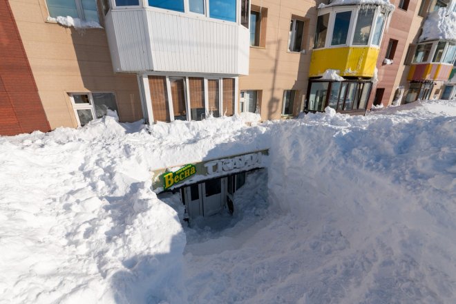 Kamčatka se potýká s přívaly sněhu, největšími za půl století