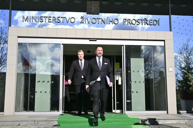 Ministr Igor Červený a zmocněnec Filip Turek