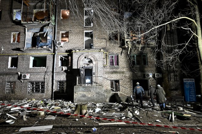 Ruské útoky v Záporoží