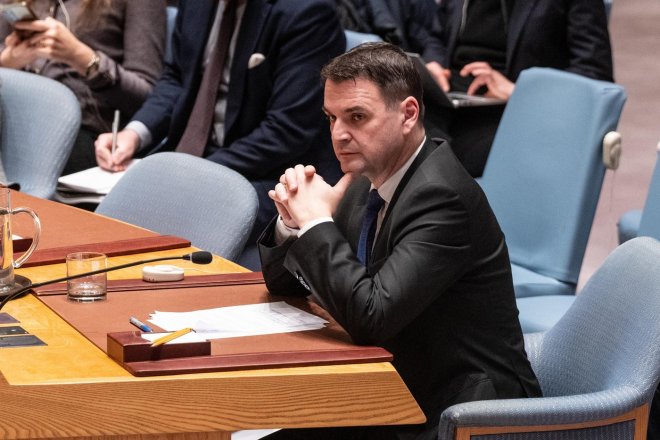 Ministr zahraničí Petr Macinka