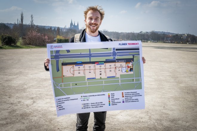 Organizátor akce Mikuláš Minář