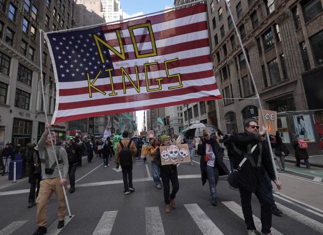 pochod No Kings v USA