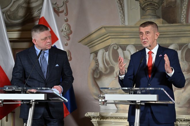 Robert Fico a Andrej Babiš