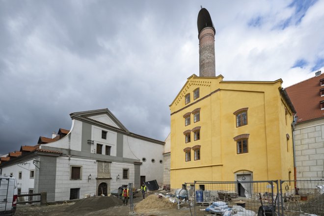 Zrekonstruovaný pivovar v Jindřichově Hradci