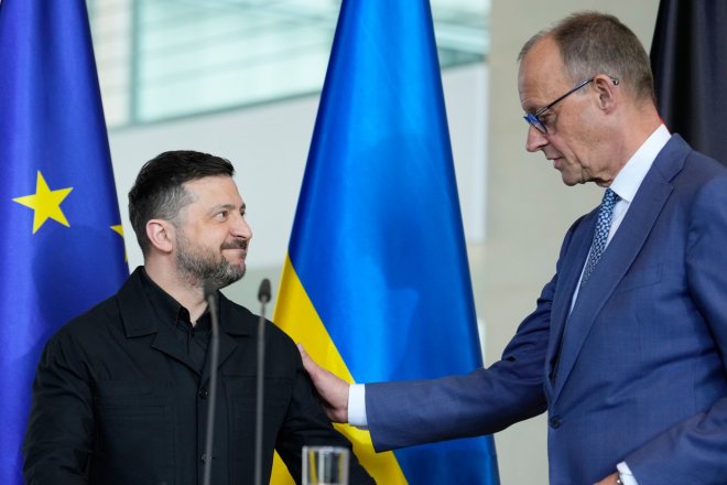 Merz má plán pro Ukrajinu. Do EU ano, ale zatím bez hlasovacích práv