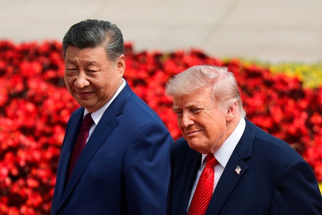 Velké úsměvy, výbušná témata. Trump a Si řešili byznys i Tchaj-wan