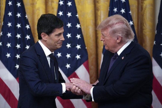 Kevin Warsh a Donald Trump