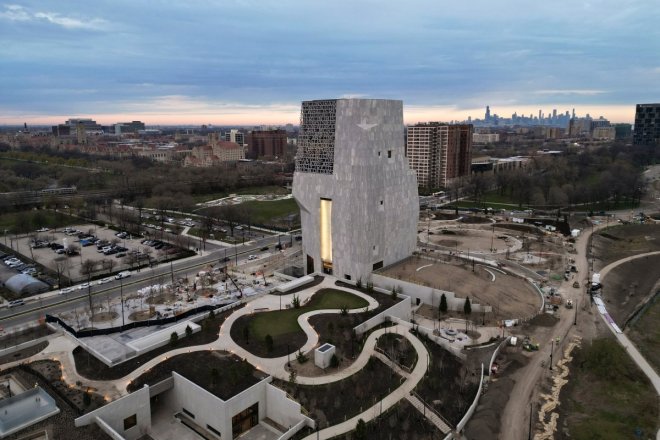 Centrum bývalého amerického prezidenta Baracka Obamy v Chicagu