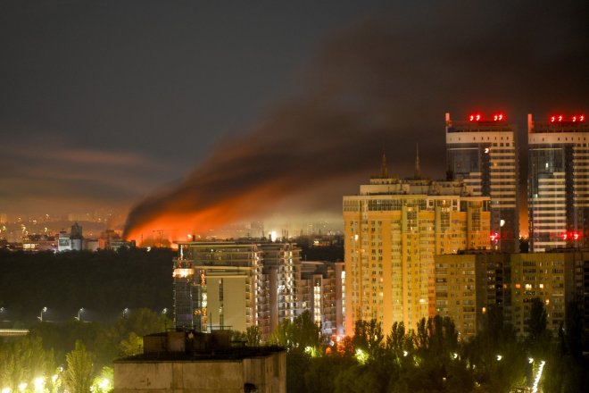 Ruské útoky v Kyjevě