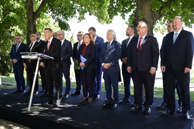 Tisková konference k vyhodnocení plnění programového prohlášení vlády za první pololetí roku 2026