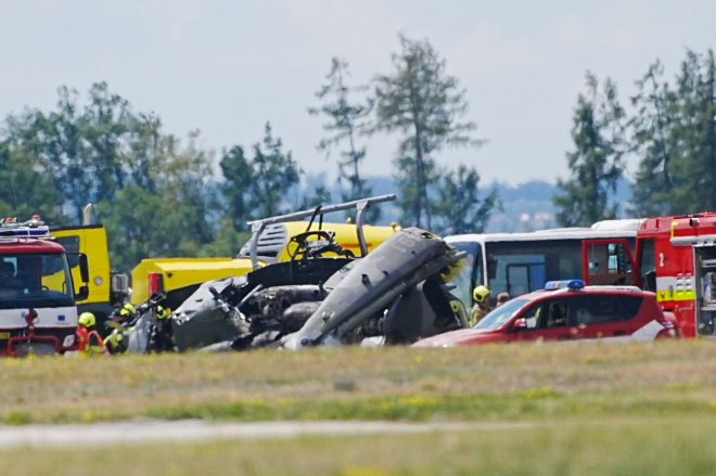 Pád vrtulníku Bell UH-1Y Venom