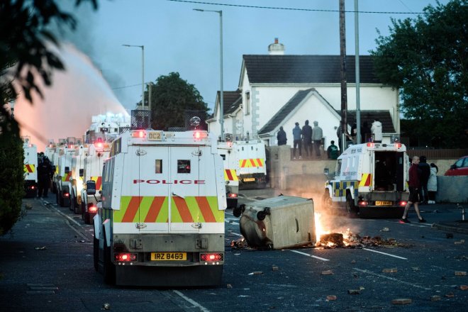 Rasisticky motivované nepokoje v severoirském Belfastu