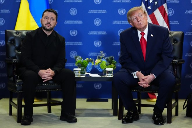 Volodymyr Zelenskyj a Donald Trump