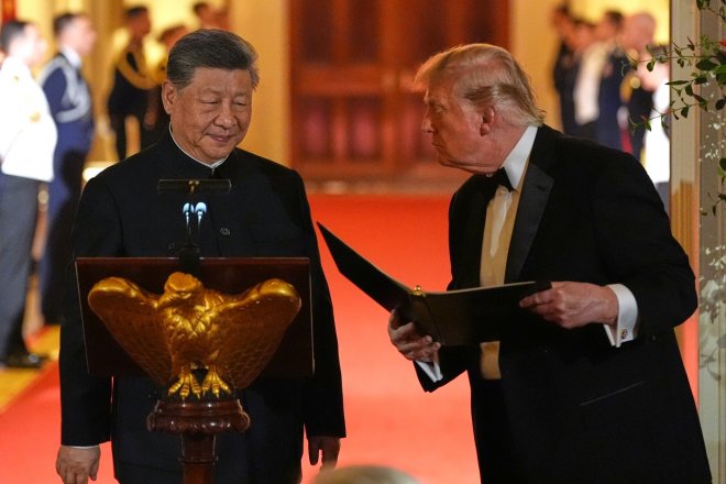 Si Ťin-pching a Donald Trump