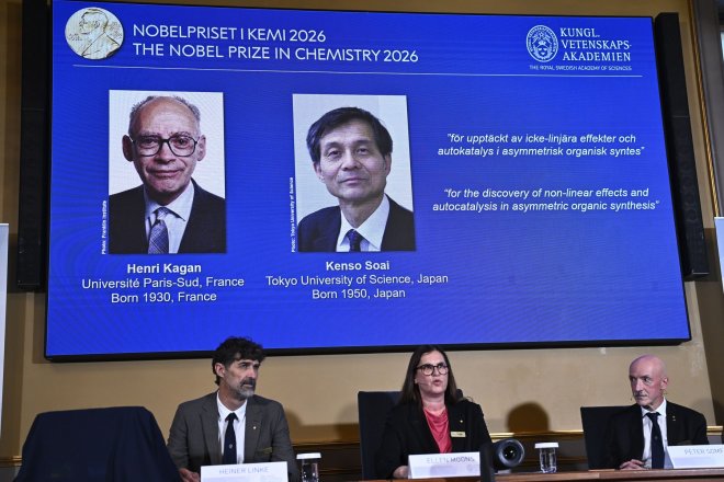 Nobelovu cenu za chemii získali Henri Kagan a Kenso Soai