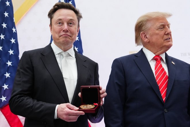 Elon Musk a Donald Trump