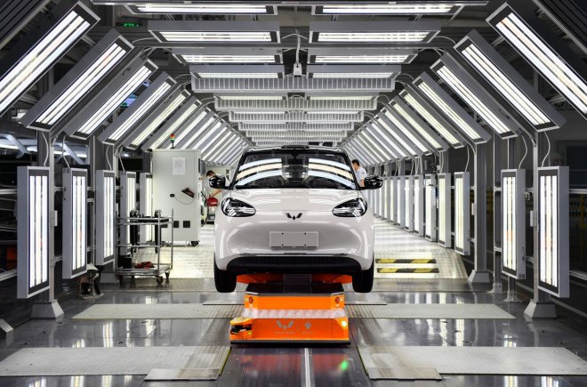 Továrna na elektromobily čínské automobilky SAIC