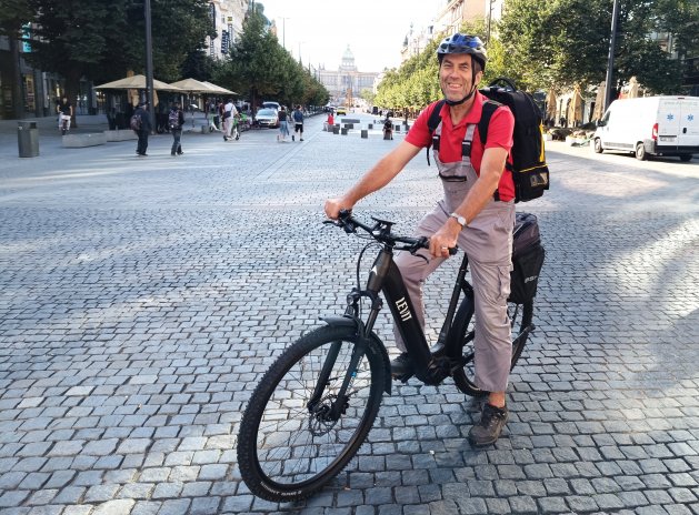 Mobilní údržbář na elektrokole
