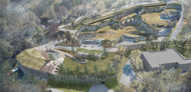 Nový pavilon pro lední medvědy v pražské zoo vyjde na 1,2 miliardy korun