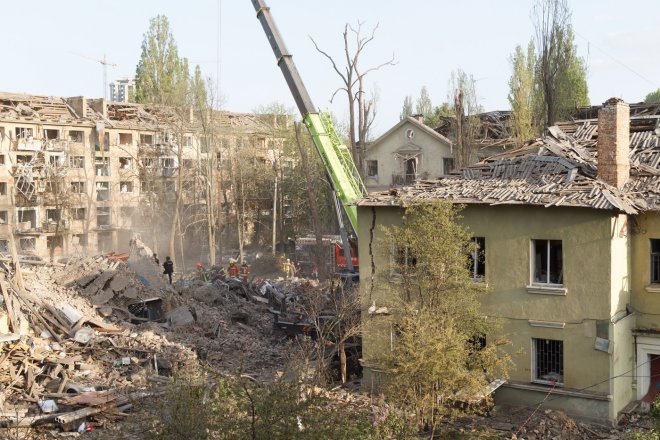 Ruské útoky na Kyjev