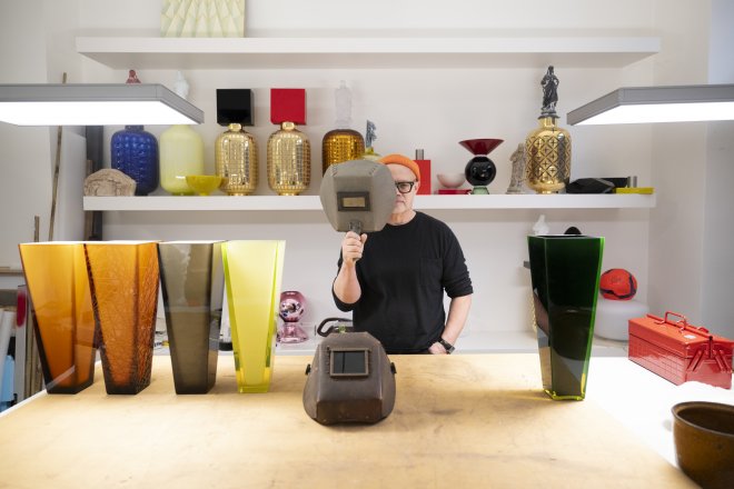 Rony Plesl v ateliéru