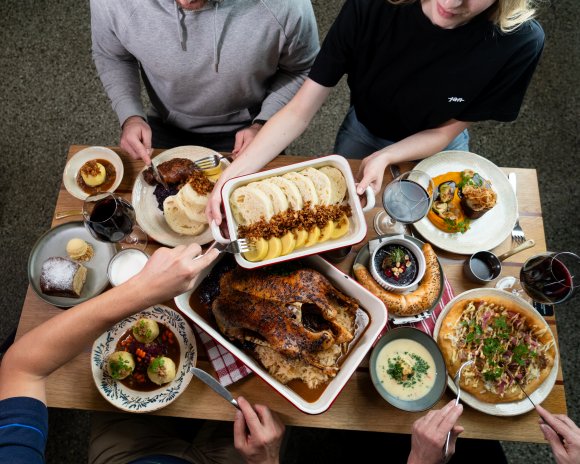 Svatomartinské hody ve Vinohradském parlamentu.