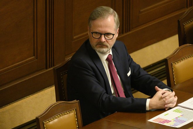 Premiér Petr Fiala (ODS)