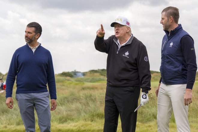 Eric Trump, Donald Trump a Donald Trump jr.