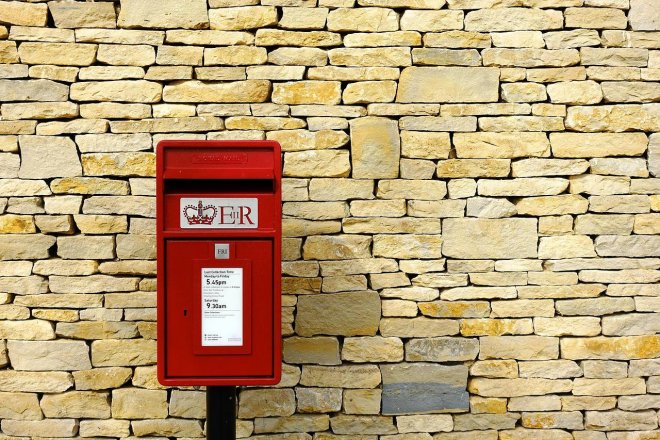 Poštovní schránka britské Royal Mail (ilustrační foto)