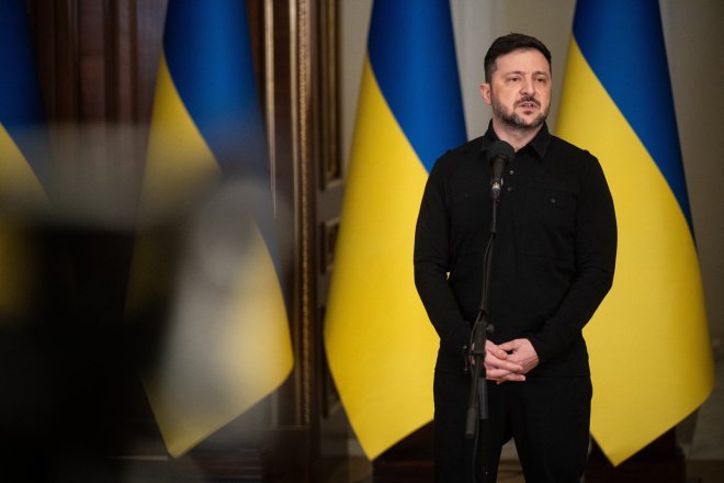 Ukrajinský prezident Volodymyr Zelenskyj