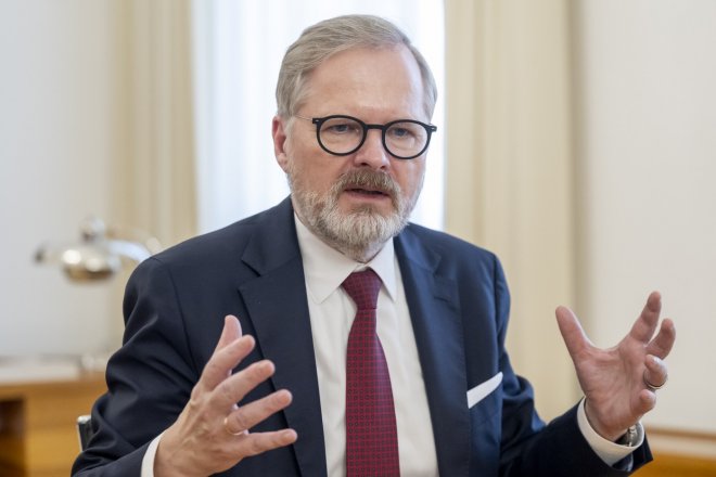 Premiér v demisi Petr Fiala (ODS)