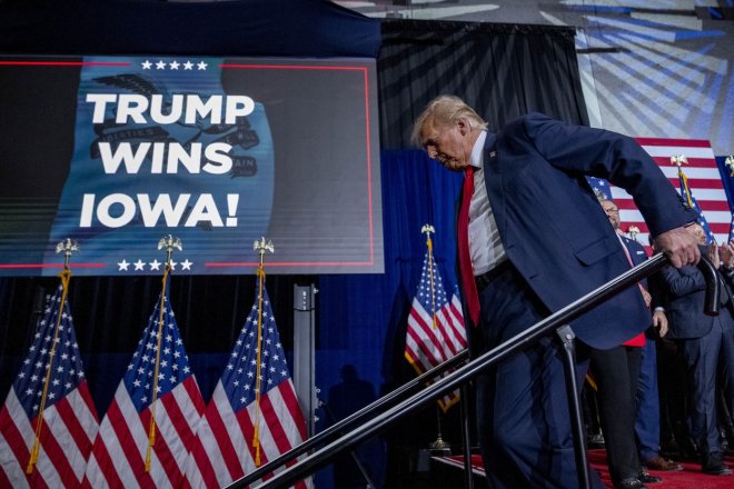 Iowa jasně podpořila nominaci Trumpa na prezidenta