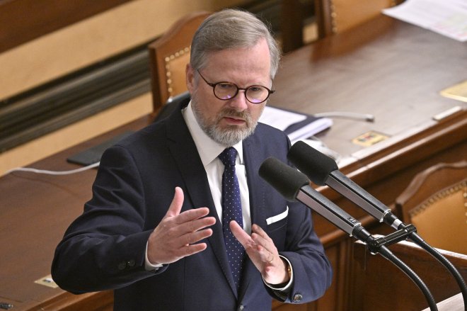 Česko by v roli předsedající země EU mohlo přehlasovat Německo v otázce zastropování cen plynu, naznačil premiér Fiala.