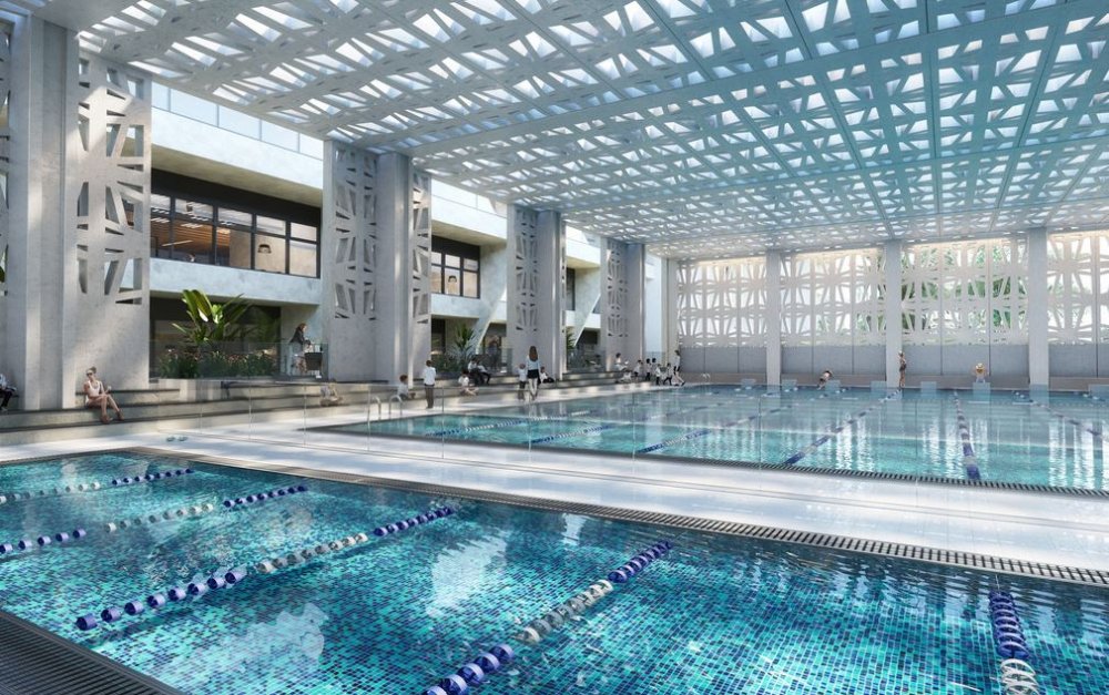 Royal Grammar School Guildford Dubaj ( Bogle Architects)