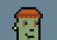 Zombie CryptoPunk ze série CryptoPunks 