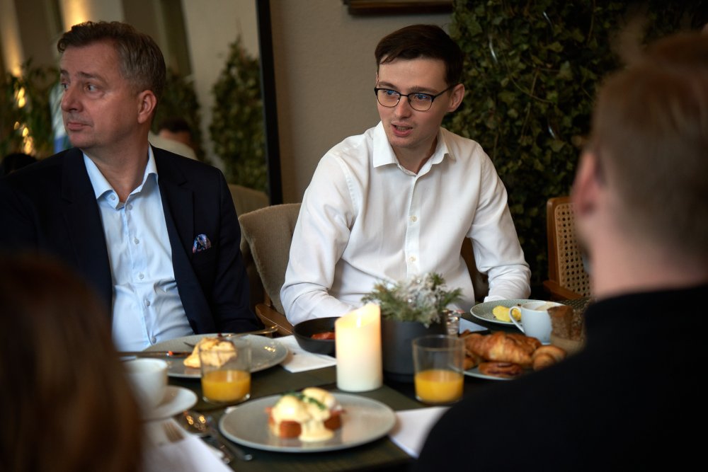 Zleva: Roman Latuske ze ZDR a Vít Soural z Flat Zone