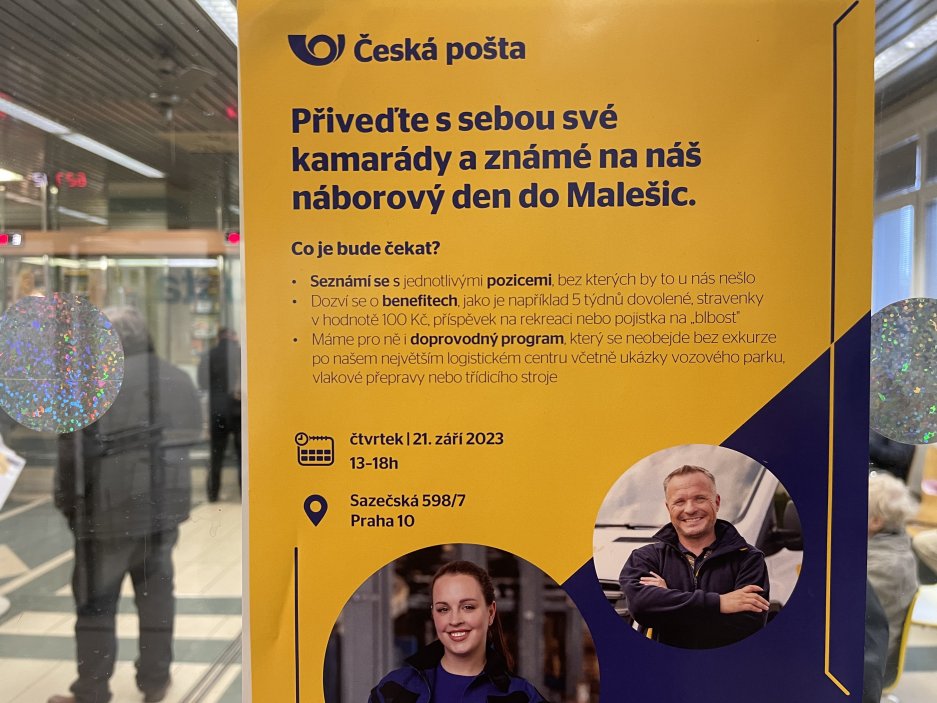 Pošta nabírá, ale platy neodpovídají realitě