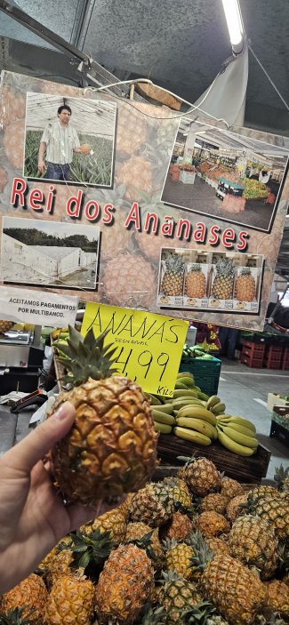Lahodný místní malý ananas, který voní i chutná jinak než jeho větší příbuzní. Pokud vám zbyde čas, určitě si zajeďte i na ananasovou plantáž plantáži Augusta Arruda ve Fajã de Baixo, která je v blízkosti hlavního města Ponta Delgada.