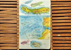 Vera.t.paints - Azorský skicář - Azorské ostrovy leží zhruba na polovině cesty mezi Evropou a Amerikou.