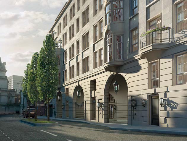 Luxusní bytový komplex 1 Mayfair jde na trh