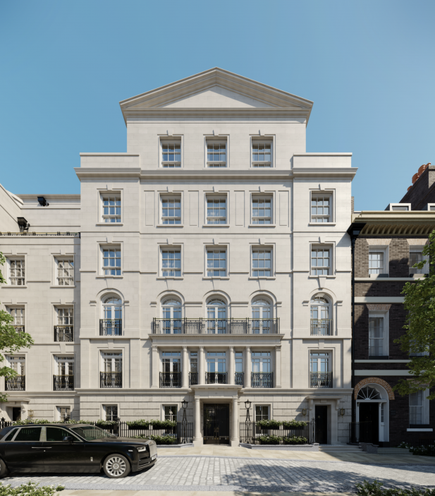 Luxusní bytový komplex 1 Mayfair jde na trh