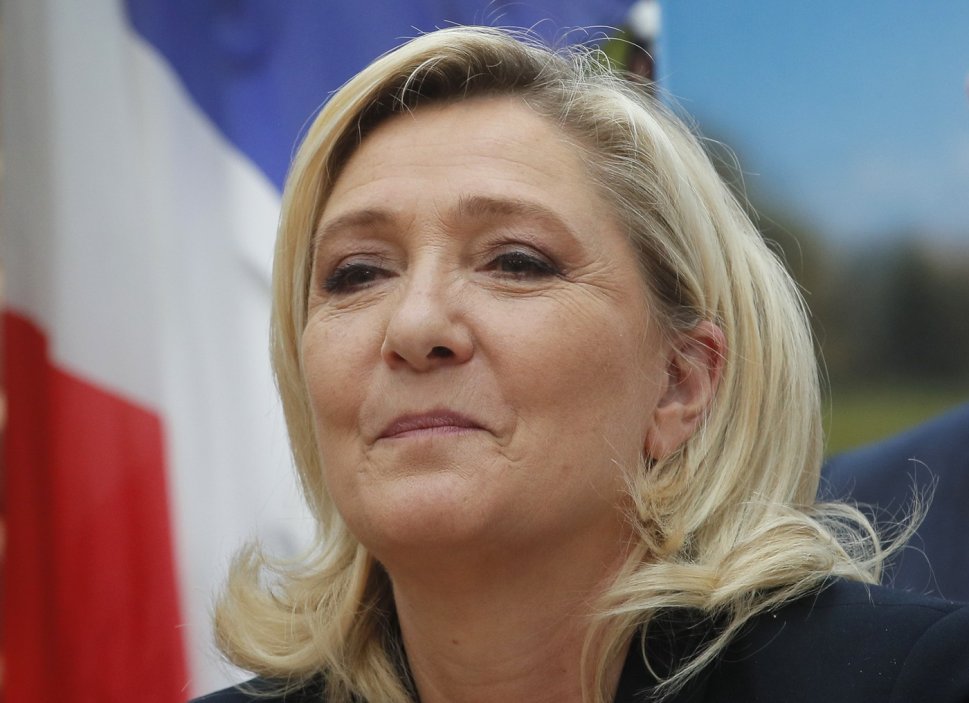 Marine Le Penová z krajně pravicového francouzského Národního sdružení