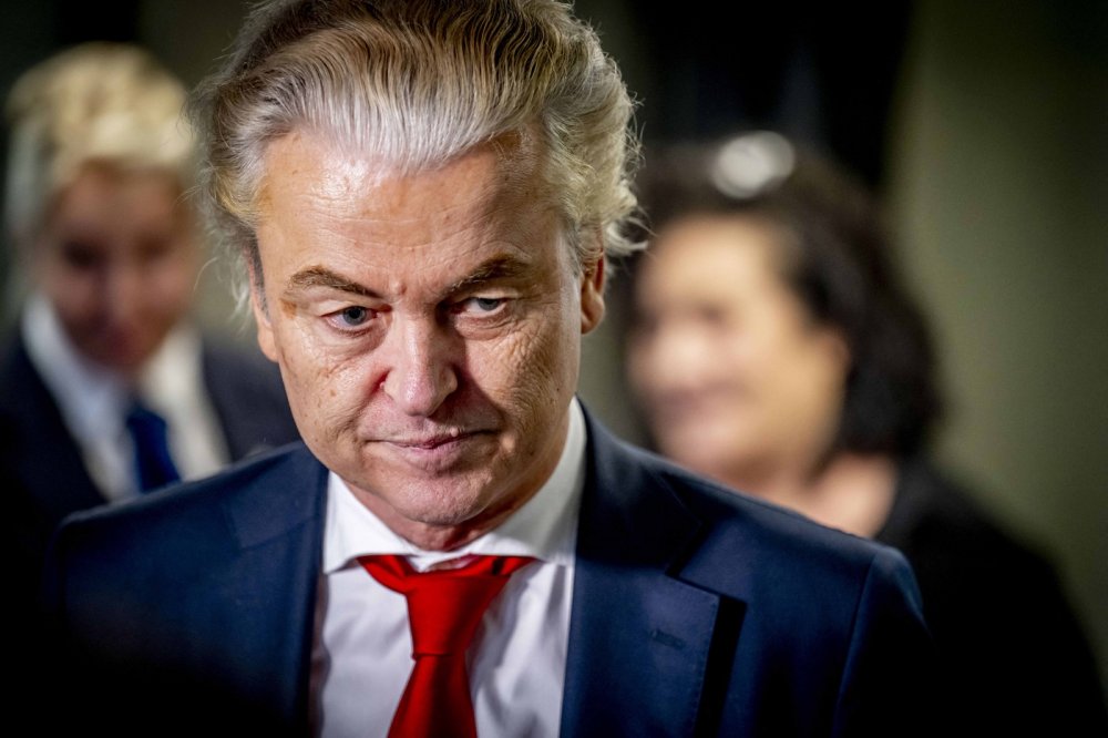 Předseda krajně pravicové Strany pro svobodu (PVV) Geert Wilders