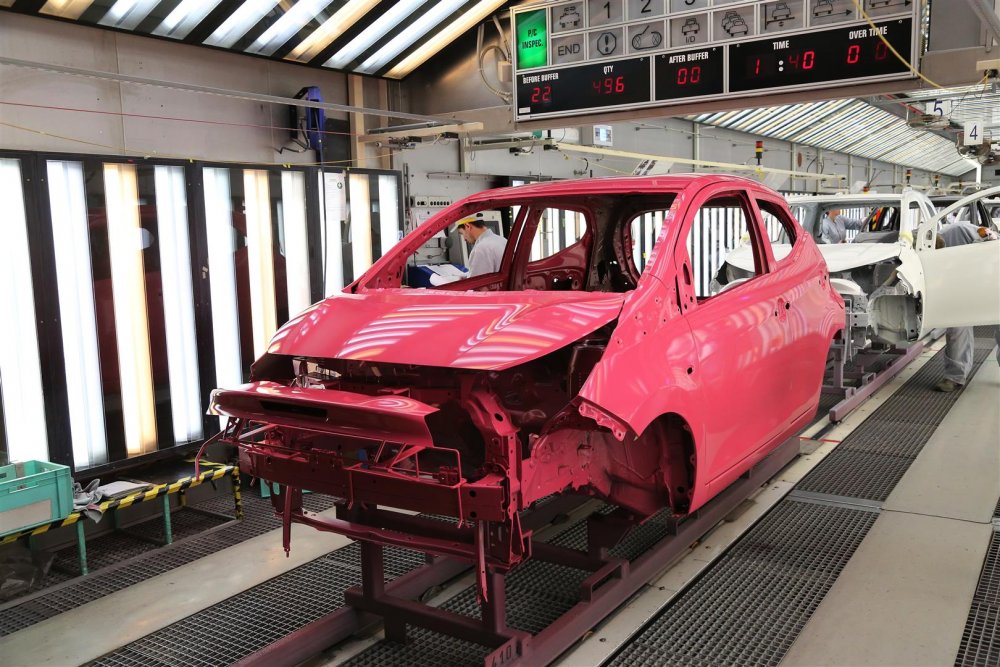 V Kolíně se vyrábí trojice malých aut - Toyota Aygo, Peugeot 108 a Citroën C1, letos se k nim přidává také větší model Yaris.