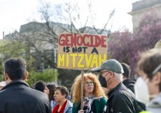 Studenti newyorské Kolumbijské univerzity protestují proti izraelské ofenzivě v Pásmu Gazy