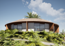 Projekt „Twin Hills Jungle Resort“ je unikátní svojí polohou. Celý koncept návrhu je založený na symbolickém propojení jednotlivých kopců, na kterých se projekt nachází.