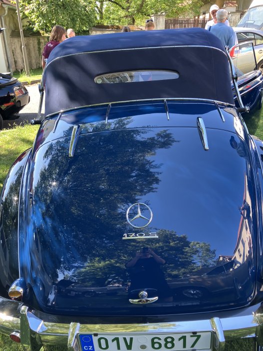 Pro tento Mercedes z orku 1954 si majitelé dojeli do Německa.
